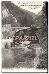 Old Postcard Route Grande Chartreuse Entree Desert Bridges