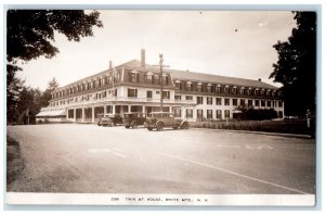 c1910's Twin Mt. House Cars White Mountains New Hampshire NH RPPC Photo Postcard