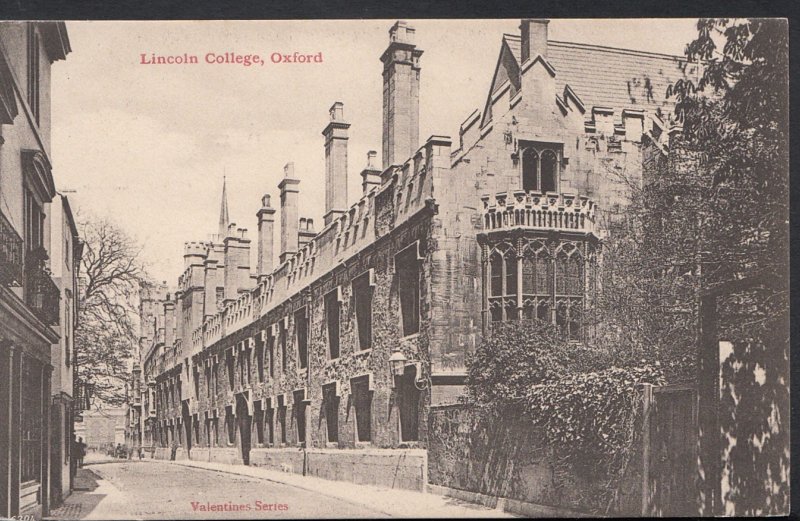 Oxfordshire Postcard - Lincoln College, Oxford  DC582