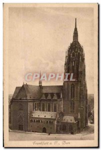 Old Postcard Frankfurt Dom
