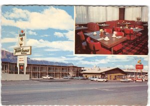 MOAB, UTAH Roadside TRAVELODGE Pearson's Restaurant 4x6 1960s Vintage Postcard