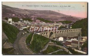 Old Postcard General view and Tarare Viaduct