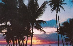 Hawaii Waikiki Beach Sunset