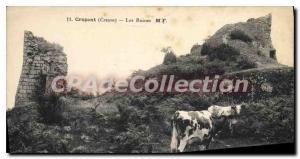 Carte Postale Ancienne Crozant Ruins