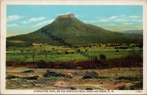 Starvation Rock on the Santa Fe Trail near Las Vegas NM Postcard PC323