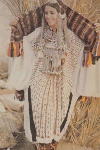 Cairo Egyptian Wedding Dress The Day After Marriage Postcard