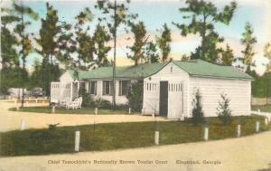 Albertype Chief Tomochichi's Tourist Court 1941 Kingsland Georgia 1300