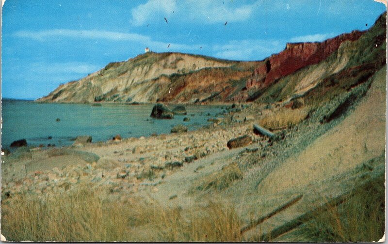 Gay Head Marthas Vineyard Island Postcard VTG UNP Plastichrome Vintage Unused 