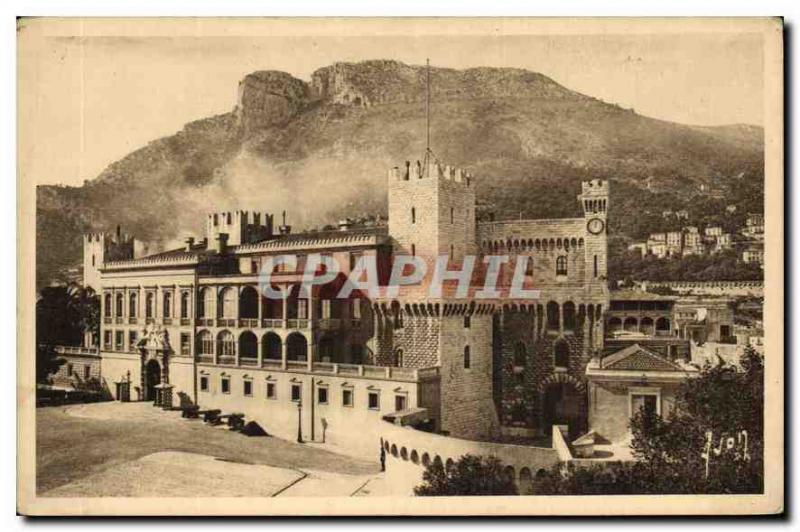 Old Postcard Cote D'Azur Monaco Palos Prince