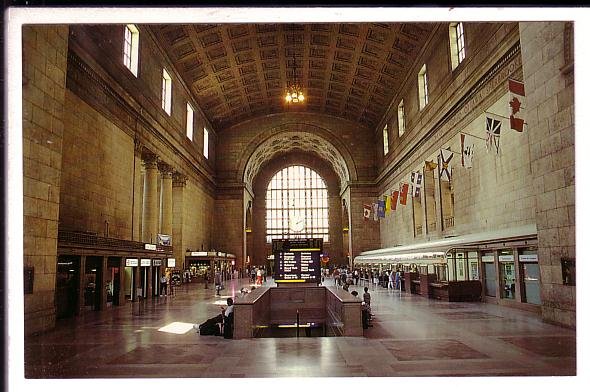 Union Railway Train Station, Toronto, Ontario, Interior, Provincial Flags