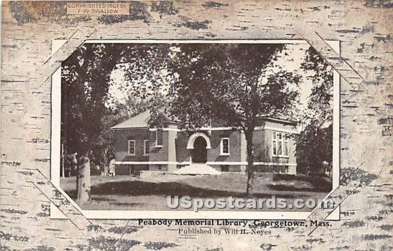 Peabody Memorial Library - Georgetown, Massachusetts MA  