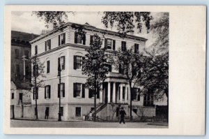 c1940 Savannah Georgia Postcard Old Gordon Residence Oglethorpe Avenue Street