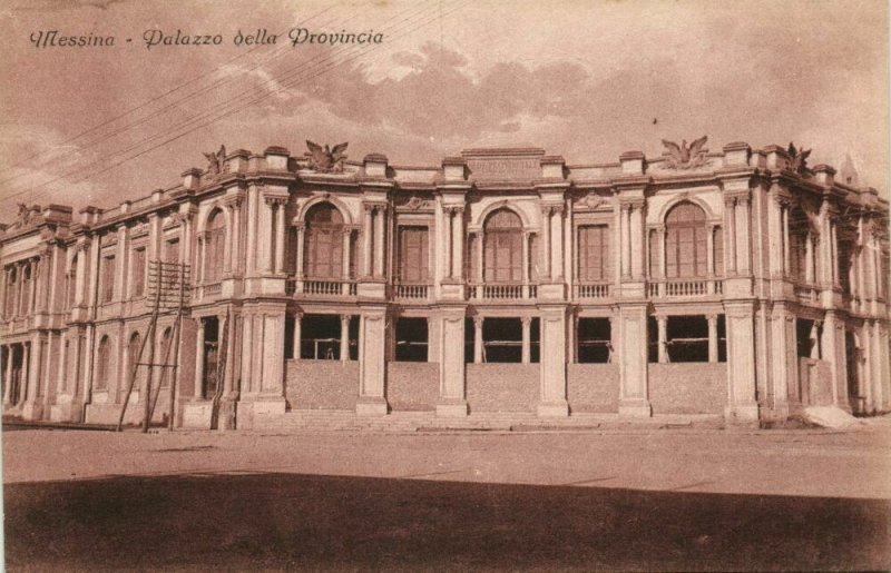 italy, MESSINA, Sicily, Palazzo della Provincia (1910s) Postcard