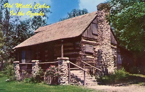 MO - Ozarks, Old Matt's Cabin, Shepherd of the Hills