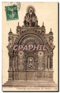Old Postcard Beauvais the Cathedral Astronomical Clock of Truth