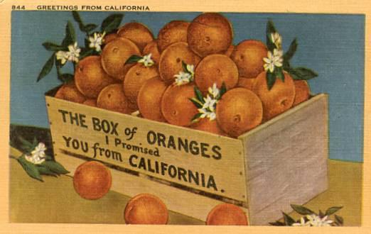 Box of Oranges from California