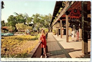 Postcard - Old Town - Los Gatos, California