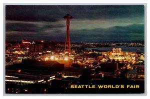 Seattle World's Fair From Queen Anne Hill Postcard Seattle Washington
