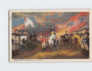 Postcard Surrender Of Cornwallis, U.S. Capitol, Washington, District of Columbia