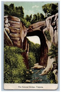 DPO 1897-1947 Virginia VA Postcard The Natural Bridge Church IA 1911 Antique