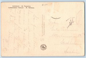 Italy Postcard Pavilion De L'Italie Exposition International c1930's Posted