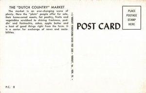 Dutch Country Market Postcard 2R3-531 