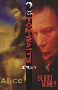 Tom Waits Blood Money Alice CD Launch Postcard