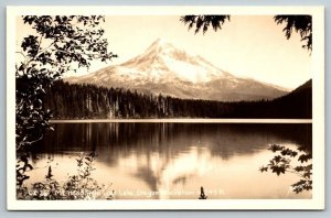 RPPC  Mt. Hood   Lost Lake   Oregon  Real Photo  Postcard