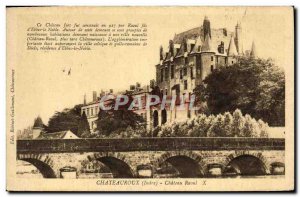 Old Postcard Chateauroux Chateau Raoul X