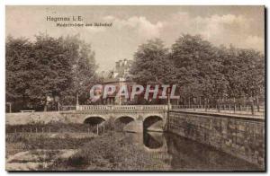 Haguenau Old Postcard Moderbrucke am Bahnhof