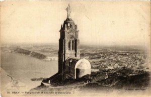 CPA AK Geiser 38 ORAN Vue Generale et Chapelle Santa-Cruz ALGERIA (756827)