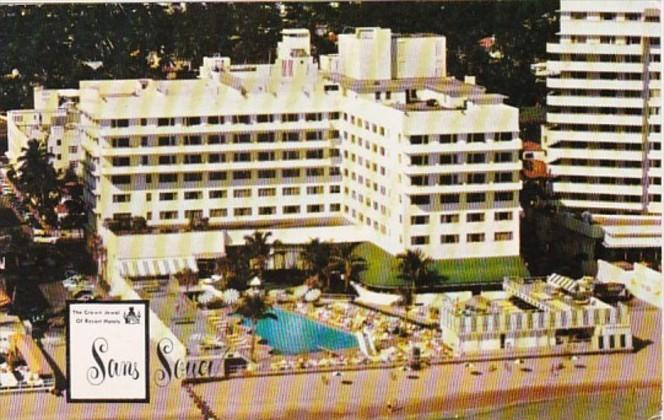 Florida Miami Beach The Sans Souci Resort Hotel 1958