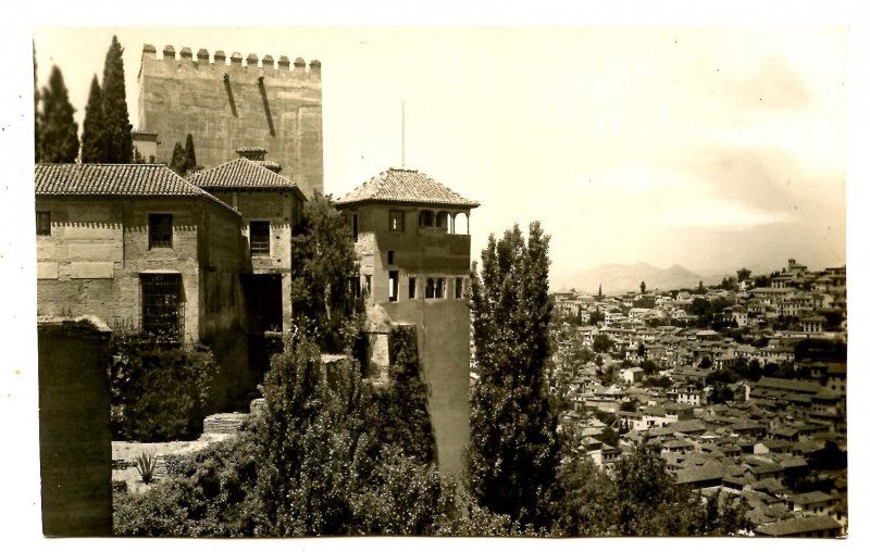 Spain - Granada. Albaicin and Alhambra  *RPPC