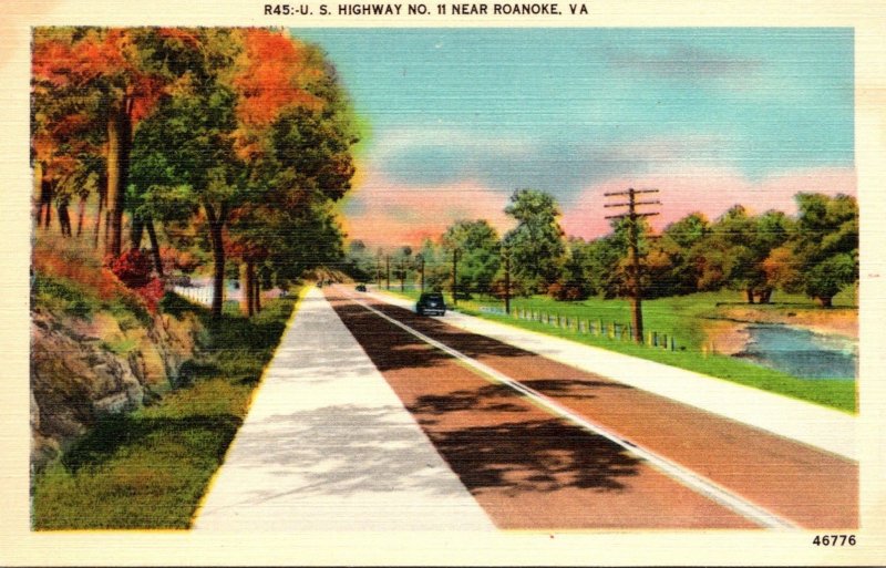 Virginia Roanoke U S Highway No 11