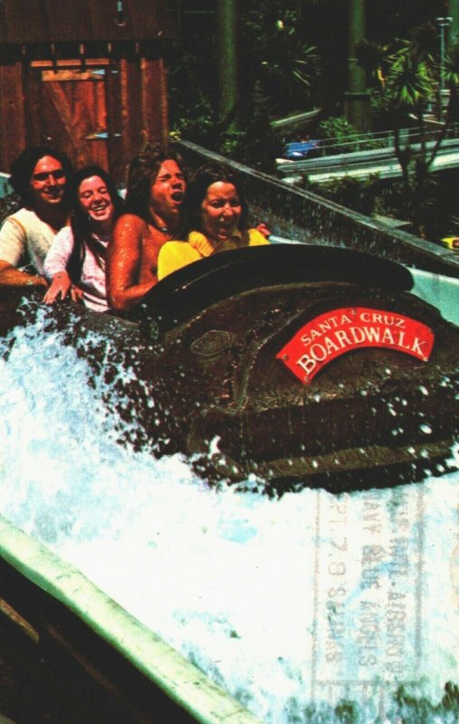 USA Water Flume Ride Santa Cruz California Boardwalk California Chrome 09.00