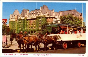 Postcard TOURIST ATTRACTIONS SCENE Victoria British Columbia BC AL9780