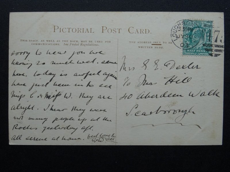 Leicestershire ULVERSCROFT PRIORY RUINS c1903 Postcard & Loughborough Duplex