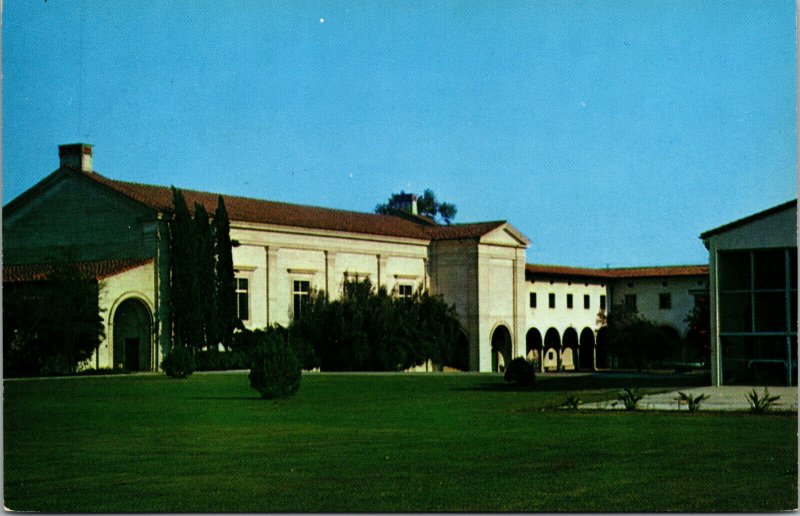 Vtg Lucien H Frary Mens Dining Hall Pomona College Claremont CA Postcard