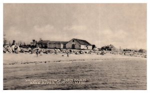 Yarmouth Town Park Beach Bass River Cape Cod Massachusetts RPPC Postcard