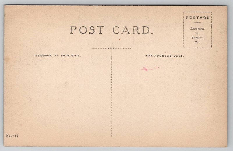 Art Nouveau Pretty Lady in Pink Woodland Nymph Artist M. Greiner Postcard L37