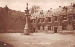 OX FORD UK CORPUS CHRISTI COLLEGE~PENROSE & PALMER #384 PHOTO POSTCARD