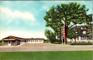 Aberdeen, SD South Dakota  PHEASANT CENTER MOTEL Roadside BROWN COUNTY  Postcard