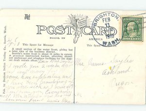 Divided-back PANORAMIC VIEW Seattle Washington WA AF0768