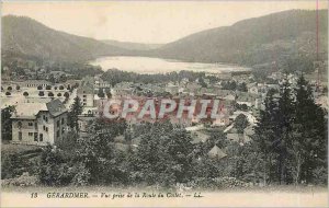 Old Postcard Gerardmer View from the Road Costel