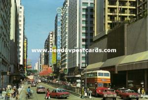 china, HONG KONG, Kowloon, Tsim Sha Tsui, Imperial Hotel, Taxi Bus (1983) Stamp