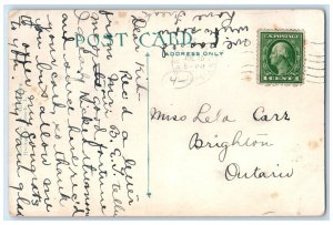 1913 Loraine Hotel Edgemere Exterior Building Long Island New York NY Postcard