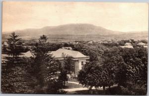 Mt. Nittany from Tower of Old Main Pennsylvania State College c1939 Postcard G12