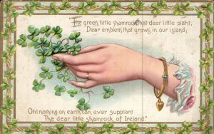 Vintage St. Patrick's Day Souvenir embossed  postcard, Irish, Ireland.   cti3