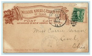 1905 Texas State Fair Dallas TX Exposition Building Night Antique Postcard