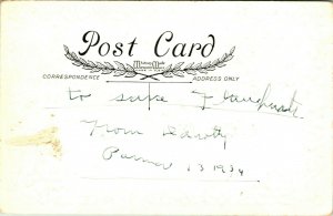 Vtg Postcard Whitney Made Wish You merry Christmas Stagecoach Holly Border UDB